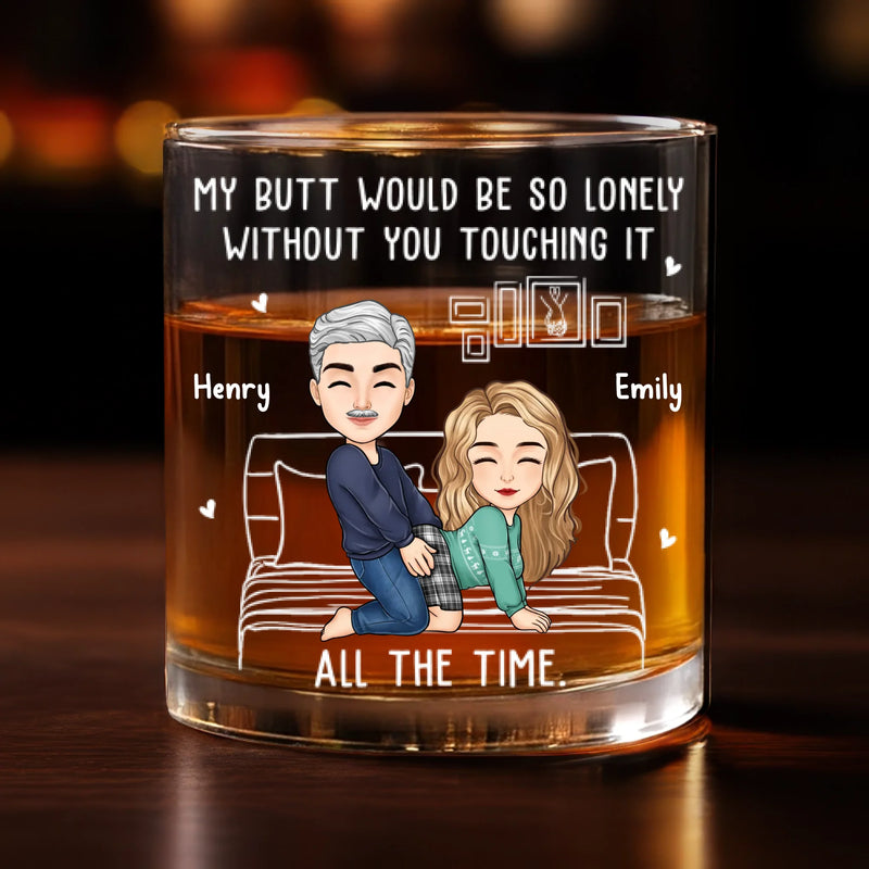 Custom Whiskey Glass - Personalized Anniversary Wedding Gifts For Husband And Wife, Him And Her - Still Crushing On You Daily