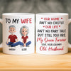 Custom Mug - Personalized Anniversary Wedding Gifts For Husband And Wife, Him And Her - You Me All The Way