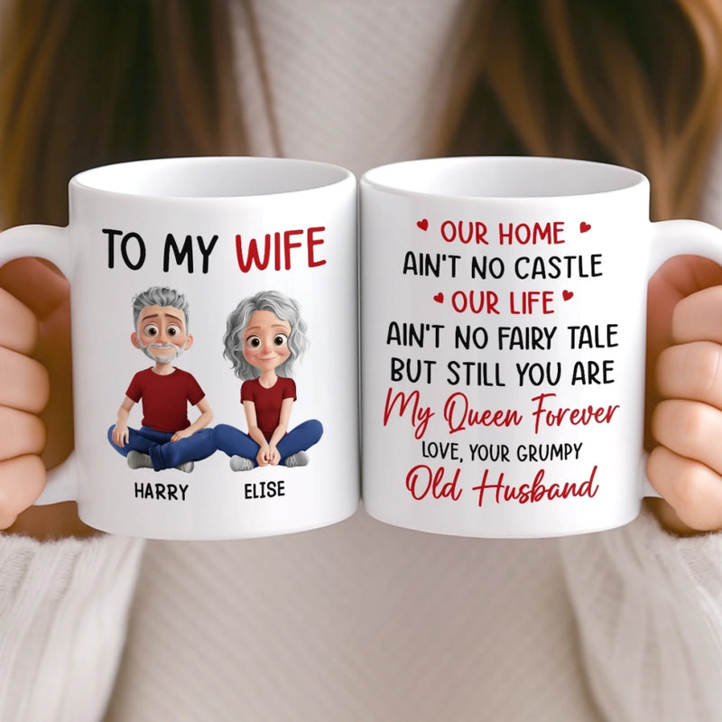 Custom Mug - Personalized Anniversary Wedding Gifts For Husband And Wife, Him And Her - You Me All The Way