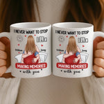 Custom Mug - Personalized Anniversary Wedding Gifts For Husband And Wife, Him And Her - Wild Hearts Perfect Match