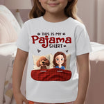 Custom Kid T-shirt - Personalized Christmas Birthday Gifts For Dog Cat Lovers, Dog Dad And Mom, Cat Owners - Bedtime Buddies