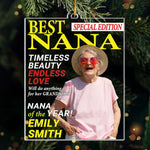 Custom Photo Magazine Acrylic Ornament - Personalized Christmas Birthday Gifts For Grandma - Where Grandma Is Joy Follows