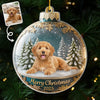 Custom Photo Acrylic Ornament - Personalized  Christmas Birthday Gifts For Dog Cat Lovers, Dog Dad And Mom, Cat Owners - Merry Woofmas From The Goodest Pup