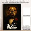 Custom Photo Vertical Poster - Personalized Birthday  Gifts For Dog Cat Lovers, Dog Dad And Mom, Cat Owners - Too Classy For Fetch