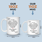 Custom Mug - Personalized Anniversary Wedding Gifts For Husband And Wife, Him And Her - Forever Starts With You