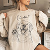 Custom Photo Unisex Sweatshirt, Hoodie With Design On Sleeve - Personalized Birthday Gifts For Dog Cat Lovers, Dog Dad And Mom, Cat Owners - Heart Full Of Dog Moments