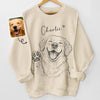 Custom Photo Unisex Sweatshirt, Hoodie With Design On Sleeve - Personalized Birthday Gifts For Dog Cat Lovers, Dog Dad And Mom, Cat Owners - Heart Full Of Dog Moments