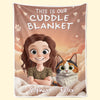 Custom Blanket - Personalized Birthday Gifts For Cat Lovers, Cat Mom And Dad - Tiny Paws Big Love