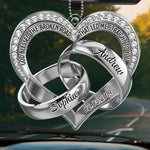 Custom Acrylic Car Ornament - Personalized Anniversary Wedding Gifts For Husband And Wife, Him And Her - Yours In Every Way