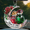 Custom Acrylic Car Ornament - Personalized Anniversary Wedding Gifts For Husband And Wife, Him And Her - You Make Life Sweet