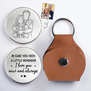 Custom Photo Pocket Hug - Personalized Anniversary Wedding Gifts For Husband And Wife, Him And Her - Loving You Feels Like Home