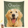 Custom Photo Blanket - Personalized Birthday Gifts For Dog Cat Lovers, Dog Dad And Mom, Cat Owners - Happiness On Four Paws