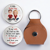 Custom Pocket Hug - Personalized Anniversary Wedding Gifts For Husband And Wife, Him And Her - Built On Trust And Laughter