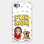 Custom Name Dog Mama Gifts for Dog Lovers - Personalized Phone Case