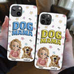 Custom Name Dog Mama Gifts for Dog Lovers - Personalized Phone Case