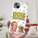 Custom Name Dog Mama Gifts for Dog Lovers - Personalized Phone Case