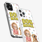 Custom Name Dog Mama Gifts for Dog Lovers - Personalized Phone Case