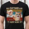 Custom Unisex T-shirt, Premium T-shirt, Hoodie - Personalized Birthday Gifts For Cat Lovers, Cat Mom And Dad - Joy Walks On Four Paws