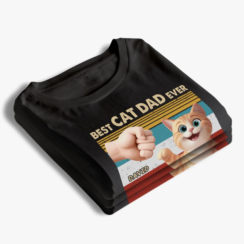 Custom Unisex T-shirt, Premium T-shirt, Hoodie - Personalized Birthday Gifts For Cat Lovers, Cat Mom And Dad - Joy Walks On Four Paws