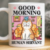 Custom Mug - Personalized Birthday Gifts For Cat Lovers, Cat Mom And Dad - Judgment In Whiskers