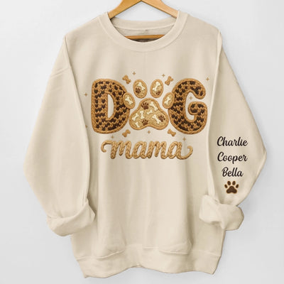 Custom Unisex Sweatshirt, Hoodie With Design On Sleeve - Personalized Birthday Gifts For Dog Cat Lovers, Dog Dad And Mom, Cat Owners - Love Begins With Paws