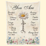 Custom Blanket - Personalized Birthday Gifts For Besties, Sisters, BFF, Family, Yourself - Created With Heart