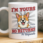 Custom Mug - Personalized Birthday Gifts For Dog Lovers, Dog Dad And Mom - Forever Your Problem