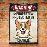 Custom Home Decor Metal Sign - Personalized  Birthday Gifts For Dog Lovers, Dog Dad And Mom - Property Of Paws