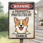 Custom Home Decor Metal Sign - Personalized  Birthday Gifts For Dog Lovers, Dog Dad And Mom - Property Of Paws