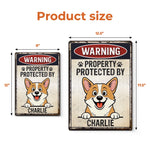 Custom Home Decor Metal Sign - Personalized  Birthday Gifts For Dog Lovers, Dog Dad And Mom - Property Of Paws