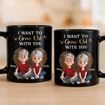 Custom Black Mug - Personalized Anniversary Wedding Gifts For Husband And Wife, Him And Her - Love Built On Us
