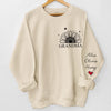 Custom Unisex Sweatshirt, Hoodie With Design On Sleeve - Personalized Birthday Gifts For Mom, Grandma - Heart Of Our Family