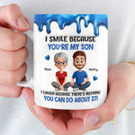Custom 3D Inflated Effect Printed Mug - Personalized Birthday Gifts For Mom, Dad, Daughter, Son - Forever Starts With Family