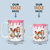 Custom 3D Inflated Effect Printed Mug - Personalized Birthday Gifts For Dog Lovers, Dog Dad And Mom - More Than Pets, More Than Family