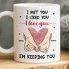 Custom Mug - Personalized Anniversary Wedding Gifts For Husband And Wife, Him And Her - You Are My Safe Place