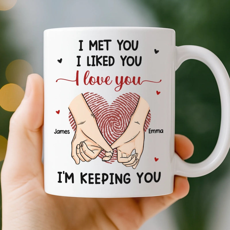 Custom Mug - Personalized Anniversary Wedding Gifts For Husband And Wife, Him And Her - You Are My Safe Place