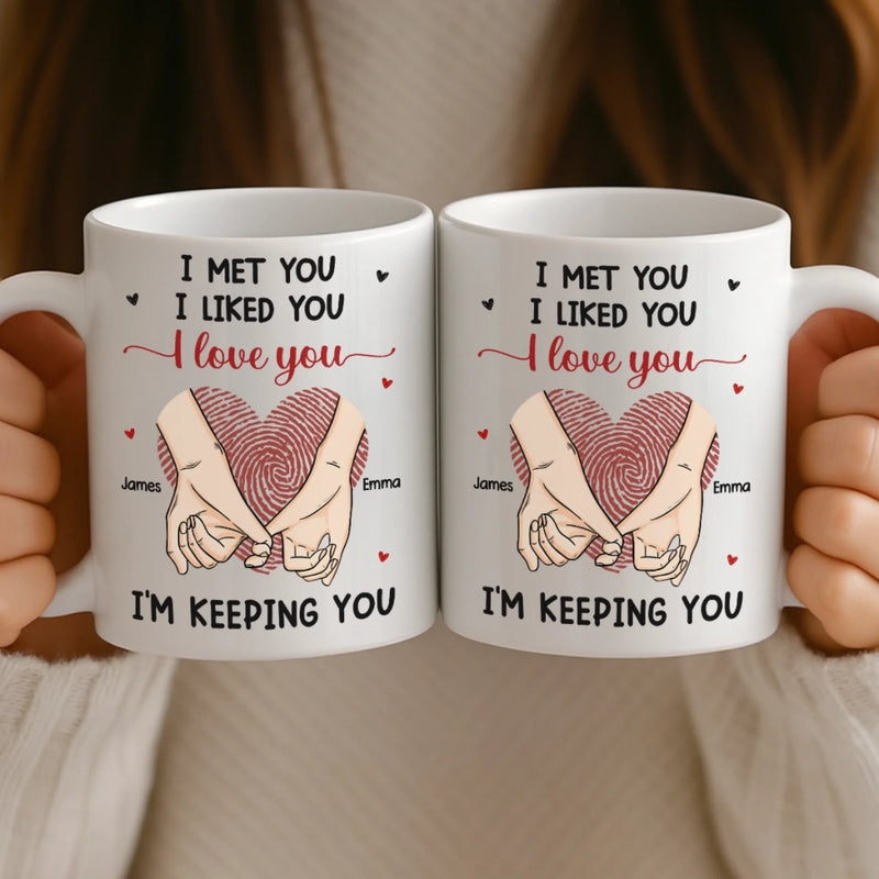 Custom Mug - Personalized Anniversary Wedding Gifts For Husband And Wife, Him And Her - You Are My Safe Place