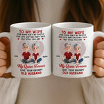 Custom Mug - Personalized Anniversary Wedding Gifts For Husband And Wife, Him And Her - Our Love Keeps Growing