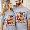 Custom Unisex T-shirt, Premium T-shirt, Hoodie - Personalized Anniversary Wedding Gifts For Husband And Wife, Him And Her - Our Love Feels Steady Warm