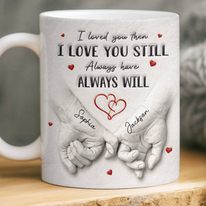 Custom 3D Inflated Effect Printed Mug - Personalized Anniversary Wedding Gifts For Husband And Wife, Him And Her - Love Grows Stronger With Us