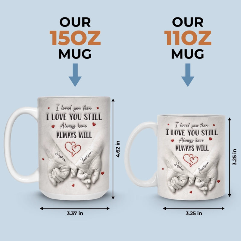 Custom 3D Inflated Effect Printed Mug - Personalized Anniversary Wedding Gifts For Husband And Wife, Him And Her - Love Grows Stronger With Us