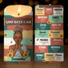 God Says I Am - Personalized Custom LED Candle - Gift For Family Members