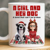 Custom Mug - Personalized Christmas Birthday Gifts For Dog Lovers, Dog Dad And Mom - Every Walk, Every Wag, Pure Love