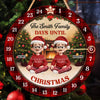 Custom Wooden Countdown Calendar - Personalized Christmas Birthday Gifts For Mom, Dad, Brother, Sister, Kids - Together We Celebrate The Magic