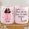 Custom 11oz Pink Marble Mug - Personalized Best Friend Birthday Gifts For Women, Besties, Sisters, BFF - Pink Vibes Only