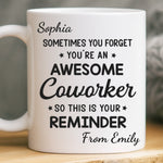 Custom Mug - Personalized Birthday Gifts For Coworker, Work Bestie - Work Besties Make Mondays Bearable