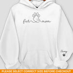 Custom Unisex Sweatshirt, Hoodie With Design On Sleeve - Personalized Christmas Birthday Gifts For Dog Cat Lovers, Dog Dad And Mom, Cat Owners - Dog Kisses Fix Bad Days