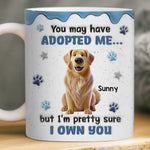 Custom Name Adopted Pet Gifts for Dog and Cat Lovers - Personalized Mugs