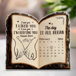 Custom Acrylic Plaque - Personalized Anniversary Wedding Gifts For Husband And Wife, Him And Her - Our Bond Feels Effortless