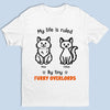 Custom Unisex T-shirt, Premium T-shirt, Hoodie - Personalized Birthday Gifts For Cat Lovers, Cat Mom And Dad - Ruled By Tiny Bosses